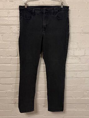 Old Navy Wow Straight Denim Jeans Black Jack